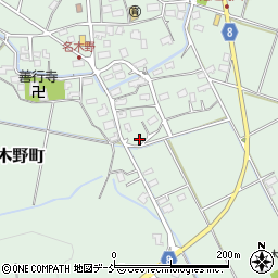 新潟県見附市名木野町3197-1周辺の地図