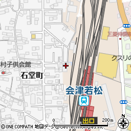 ＪＲ貨物会津若松駅貨物取扱所周辺の地図
