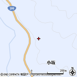 福島県双葉郡葛尾村葛尾小坂141周辺の地図