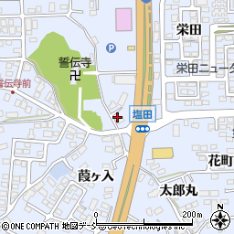 福島県本宮市本宮塩田41周辺の地図