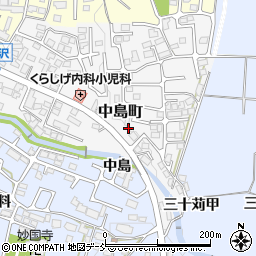 福島県会津若松市中島町7周辺の地図