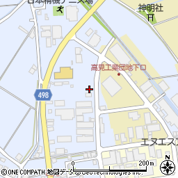 新潟県長岡市高見町周辺の地図