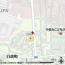 福島県会津若松市白虎町105周辺の地図