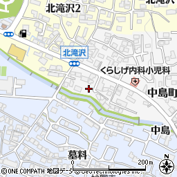 福島県会津若松市中島町2周辺の地図