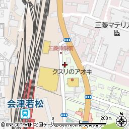 福島県会津若松市白虎町3周辺の地図