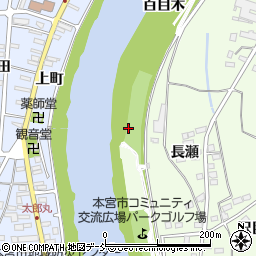 福島県本宮市高木長瀬周辺の地図