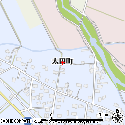 新潟県見附市太田町周辺の地図