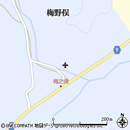 新潟県長岡市梅野俣653周辺の地図