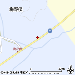 新潟県長岡市梅野俣524周辺の地図