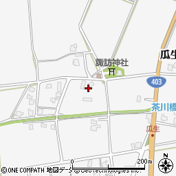 新潟県長岡市瓜生1386周辺の地図