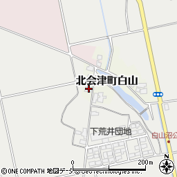 福島県会津若松市北会津町白山2389周辺の地図