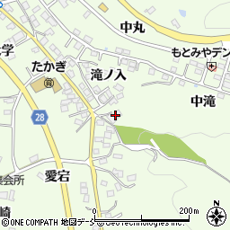 福島県本宮市高木新池周辺の地図