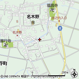 新潟県見附市名木野町3208周辺の地図