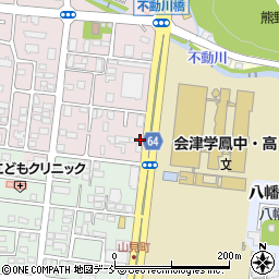 トヨタレンタリース福島会津若松店周辺の地図