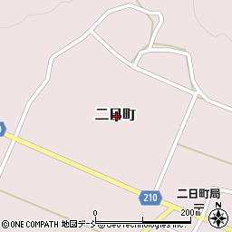 新潟県長岡市二日町周辺の地図