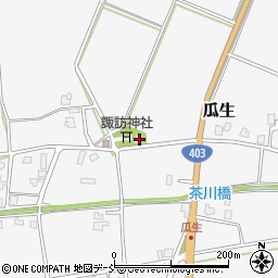 新潟県長岡市瓜生252周辺の地図