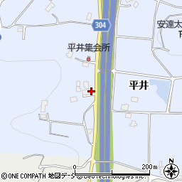 福島県本宮市本宮平井123-1周辺の地図