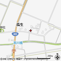 新潟県長岡市瓜生1221周辺の地図