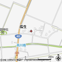 新潟県長岡市瓜生1217周辺の地図
