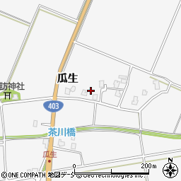 新潟県長岡市瓜生1217-1周辺の地図