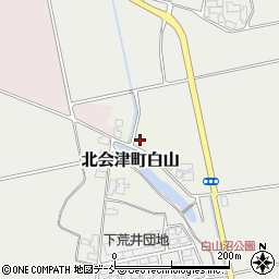 福島県会津若松市北会津町白山523周辺の地図