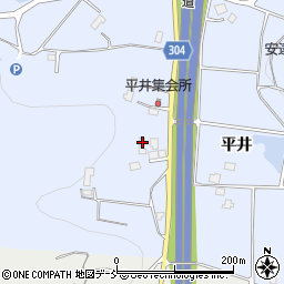 福島県本宮市本宮平井126周辺の地図