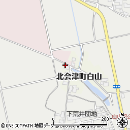 福島県会津若松市北会津町白山2376周辺の地図