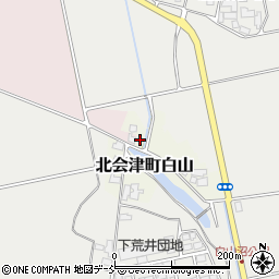 福島県会津若松市北会津町白山573周辺の地図