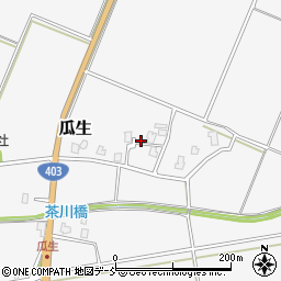 新潟県長岡市瓜生1108-1周辺の地図