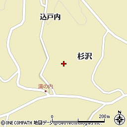 福島県二本松市杉沢込戸内周辺の地図