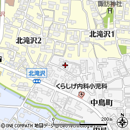福島県会津若松市中島町4周辺の地図