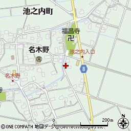 新潟県見附市名木野町3554周辺の地図