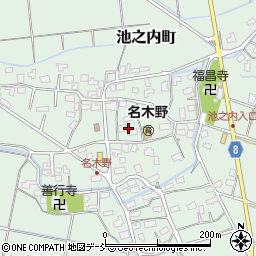 新潟県見附市名木野町3550周辺の地図