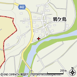 新潟県長岡市鴉ケ島155周辺の地図