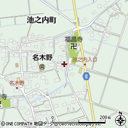 新潟県見附市名木野町3156周辺の地図