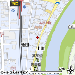 福島県本宮市本宮上町23周辺の地図