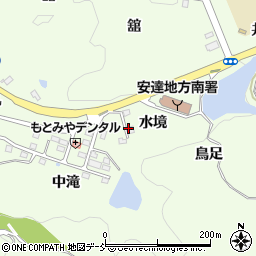 福島県本宮市高木水境周辺の地図