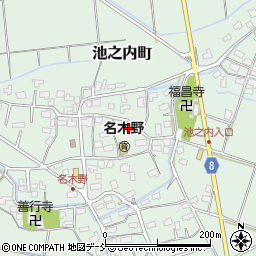 新潟県見附市名木野町3125周辺の地図