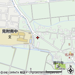 新潟県見附市名木野町2861周辺の地図