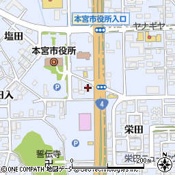 とりの蔵 本宮店周辺の地図