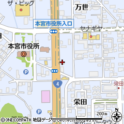 株式会社渡辺孫六商店　本宮計量所周辺の地図