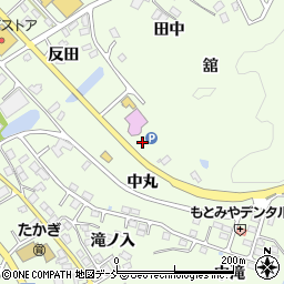 福島県本宮市高木周辺の地図
