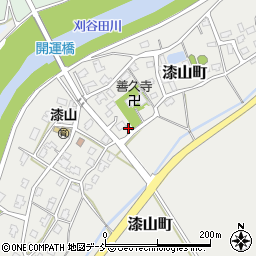 新潟県見附市漆山町周辺の地図