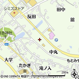 福島県本宮市高木（中丸）周辺の地図