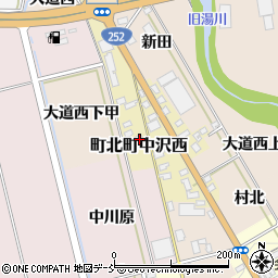 福島県会津若松市町北町中沢西33周辺の地図