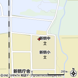 会津美里町立新鶴中学校周辺の地図