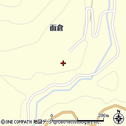 福島県耶麻郡西会津町下谷面倉乙周辺の地図