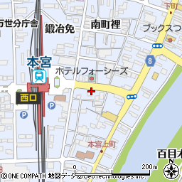 福島県本宮市本宮南町裡26周辺の地図