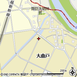 新潟県長岡市大曲戸周辺の地図