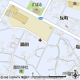 福島県本宮市本宮鍋田165-2周辺の地図